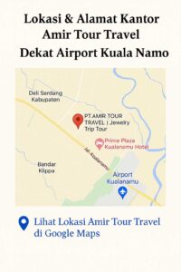 Lokasi & Alamat Kantor Amir Tour Travel