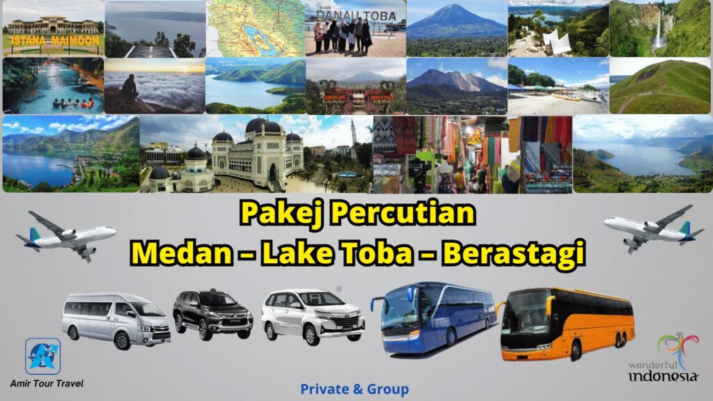Pakej Percutian Medan – Lake Toba – Berastagi