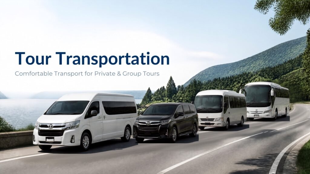 Transportasi tour Amir Tour Travel untuk private trip dan group tour