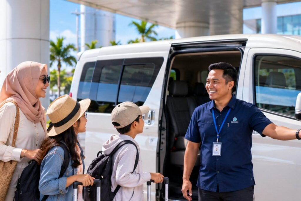 Tamu menggunakan layanan ground package Amir Tour Travel