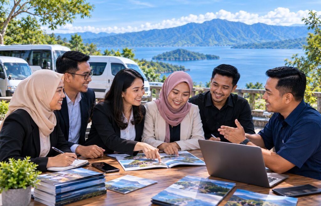 Diskusi operasional kerjasama partner dan rakan agensi