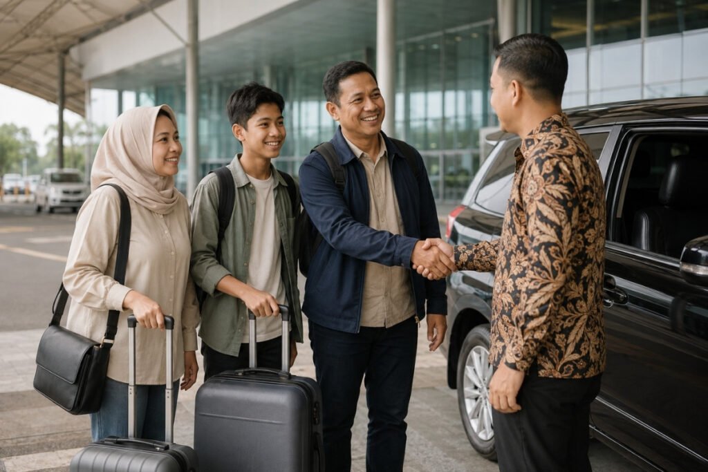 Sambutan private service Amir Tour Travel untuk tetamu tiba di Medan